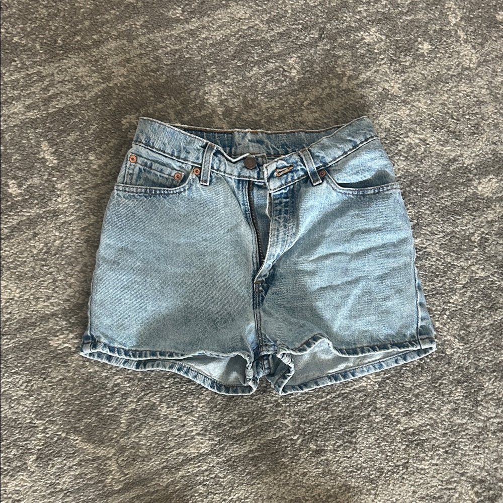 Levi's Light Blue Jean Shorts